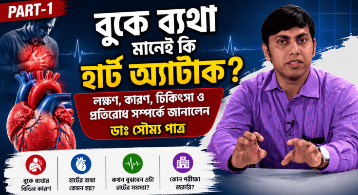 বুকে ব্যথা মানেই কি হার্ট অ্যাটাক - ডাঃ সৌম্য পাত্র