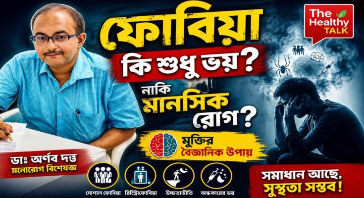 ফোবিয়া কী, কেন হয় এবং কীভাবে চিকিৎসার মাধ্যমে মুক্তি পাওয়া সম্ভব—মনোরোগ বিশেষজ্ঞ ডাঃ অর্ণব দত্তের আলোচনা