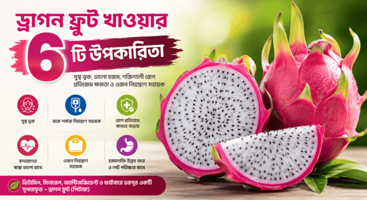 ড্রাগন ফ্রুটের ৬টি স্বাস্থ্য উপকারিতা