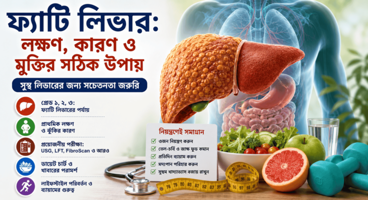 ফ্যাটি লিভারের লক্ষণ, কারণ ও নিয়ন্ত্রণের উপায়