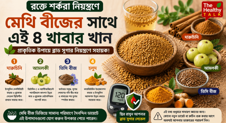রক্তে শর্করা নিয়ন্ত্রণে মেথি বীজের সঙ্গে ৪টি খাবার