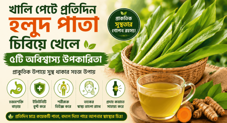 হলুদ পাতার স্বাস্থ্য উপকারিতা ও হলুদ পাতা খাওয়ার উপায়