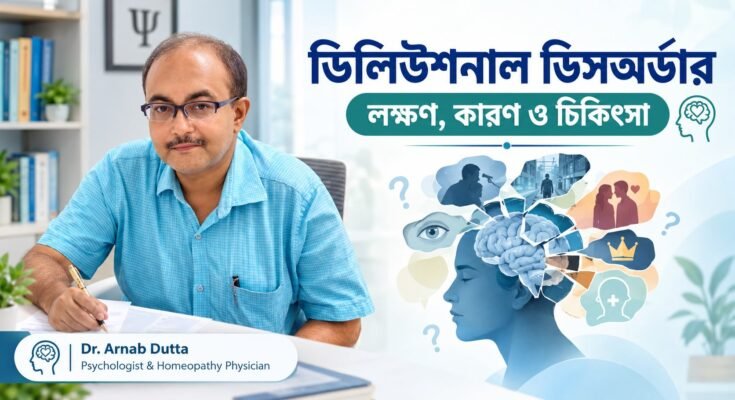 ডিলিউশনাল ডিসঅর্ডার ও মানসিক ভ্রান্ত ধারণার লক্ষণ এবং চিকিৎসা সচেতনতা