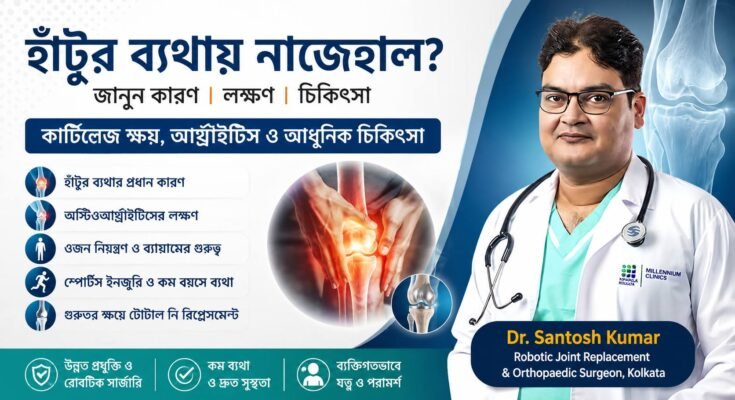 হাঁটুর ব্যথা ও কার্টিলেজ ক্ষয়ের কারণ এবং অস্টিওআর্থ্রাইটিস চিকিৎসা