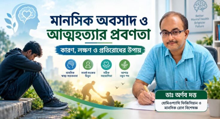 মানসিক অবসাদ ও হতাশা থেকে মুক্তির উপায় এবং মানসিক স্বাস্থ্য সচেতনতা