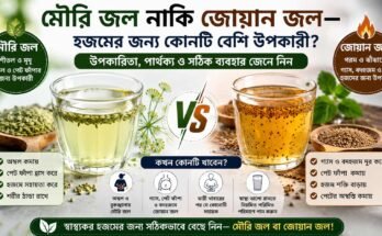 হজমের জন্য মৌরি জল ও জোয়ান জলের তুলনা