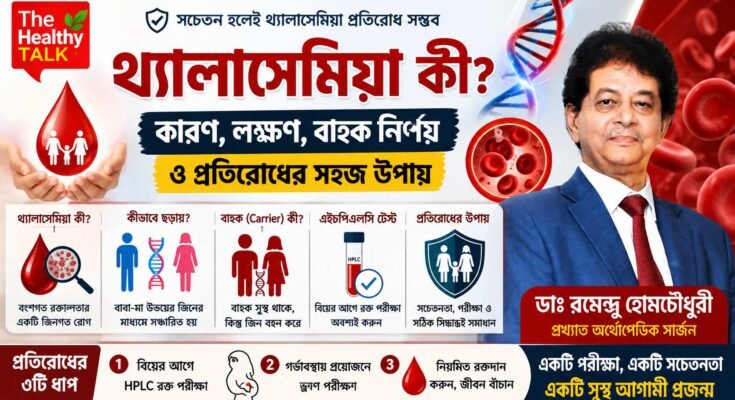 থ্যালাসেমিয়া কী, এর কারণ, বাহক পরীক্ষা ও HPLC টেস্টের গুরুত্ব