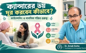 ক্যান্সারের ভয় দূর করতে রোগী ও পরিবারের মানসিক সহায়তা এবং কাউন্সেলিং