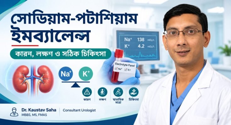সোডিয়াম পটাশিয়াম ও ইলেকট্রোলাইট ভারসাম্যহীনতার কারণ এবং লক্ষণ
