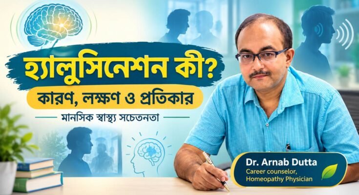 হ্যালুসিনেশন বা অবাস্তব দৃশ্য দেখা ও শোনার মানসিক সমস্যা এবং তার সমাধান