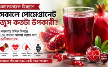 LDL কোলেস্টেরল নিয়ন্ত্রণে পোমেগ্রানেট জুসের সম্ভাব্য উপকারিতা
